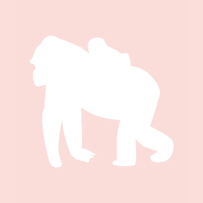 Gorilla Mama mit ihrem Kind