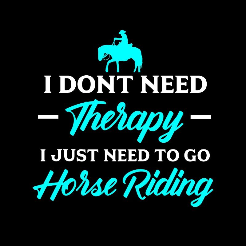 Riding horses