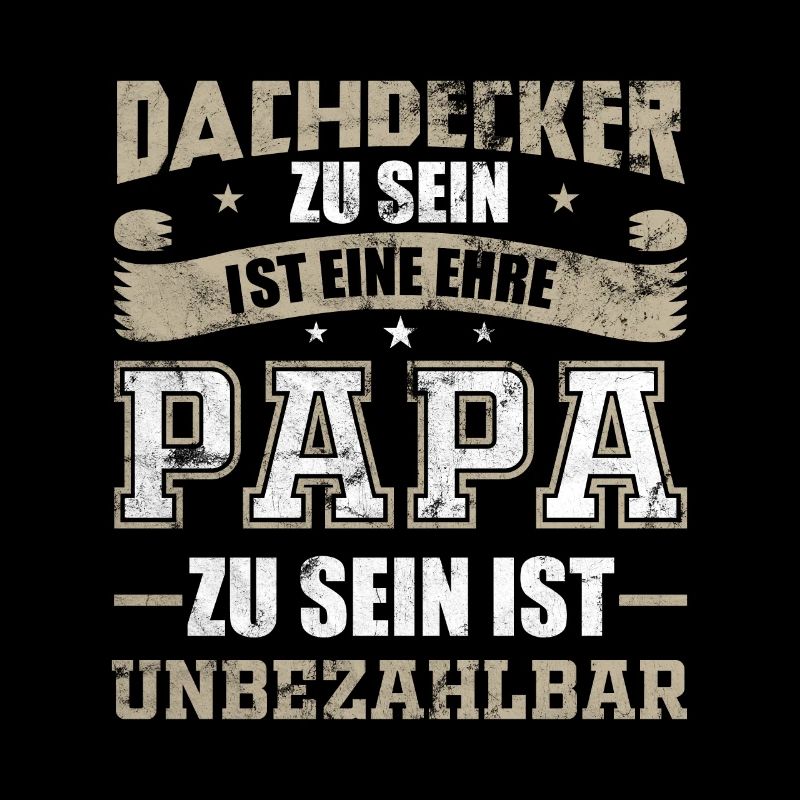 Dachdecker Papa Vater Geschenk