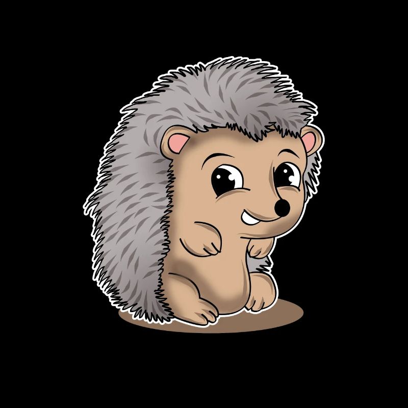 Un mignon porcépic aime un mignon hérisson
