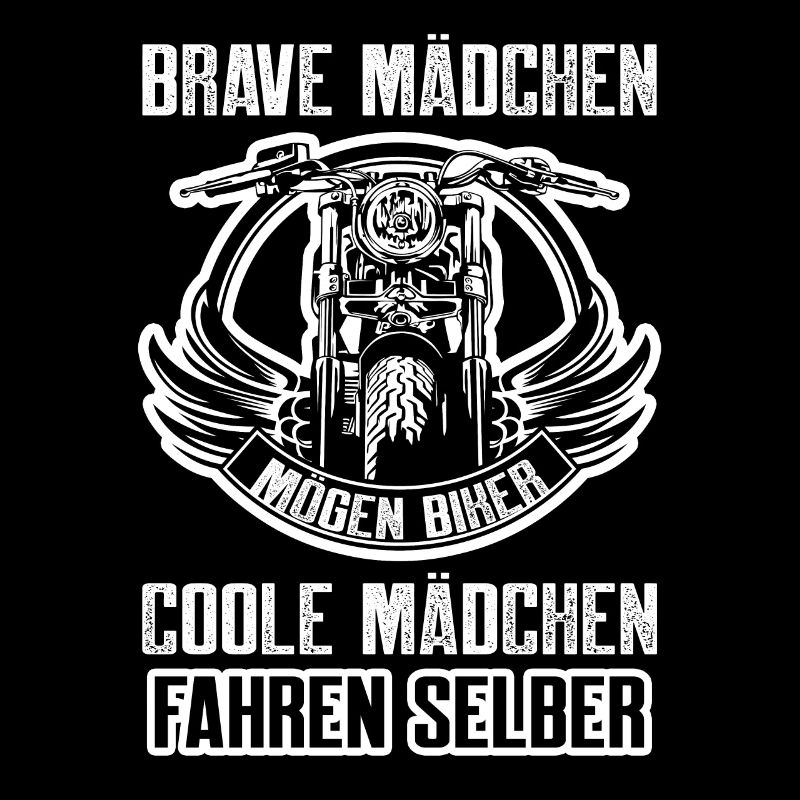 Brave Mädchen Bike Motorrad Bikerin Geschenk