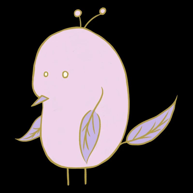 Blätter Vogel