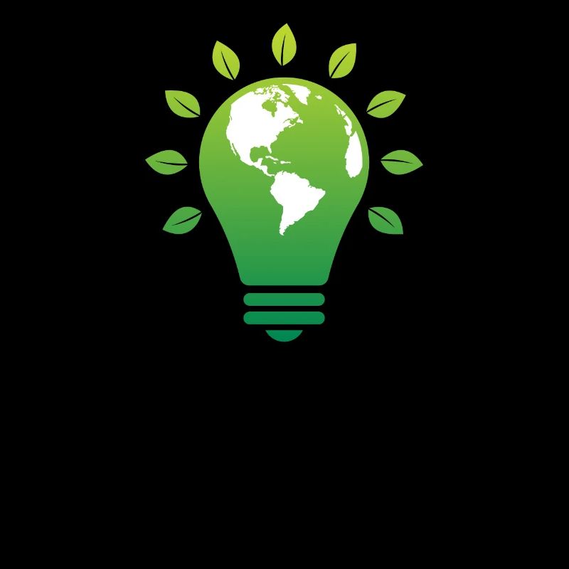 Green pear, electricity - climate change, environmental protection