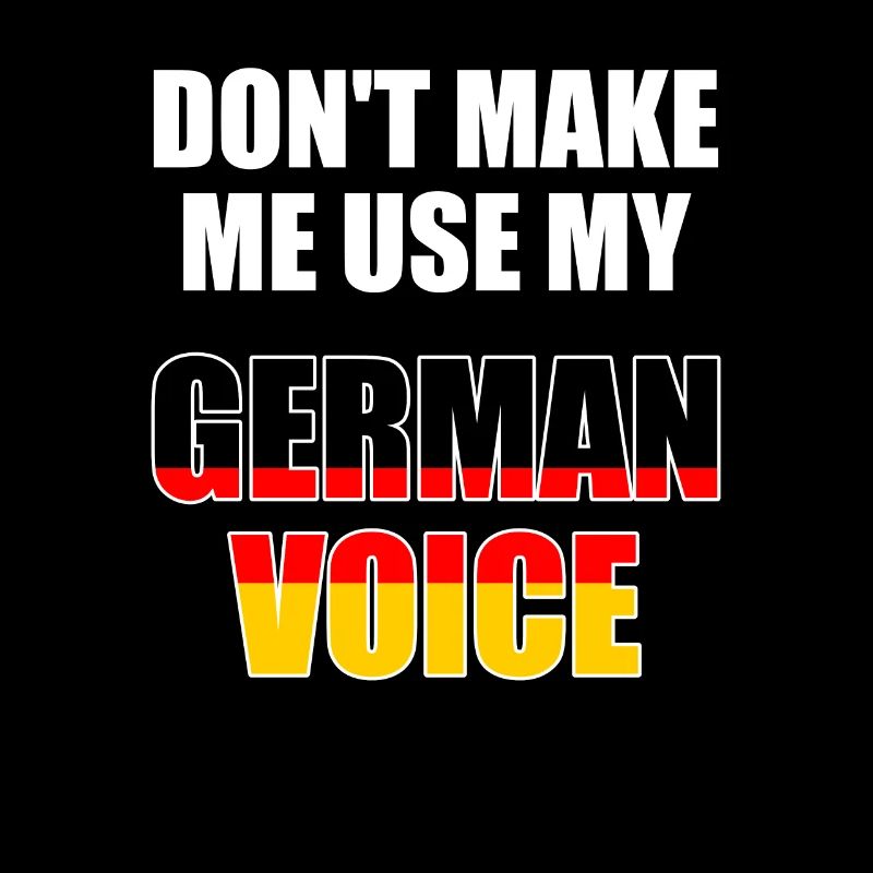 Deutschlehrer Spaß Design - German Voice