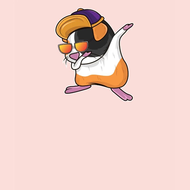 Dabbing Dab Danse Cadeau Cadeau Hamster Cochon d'Inde