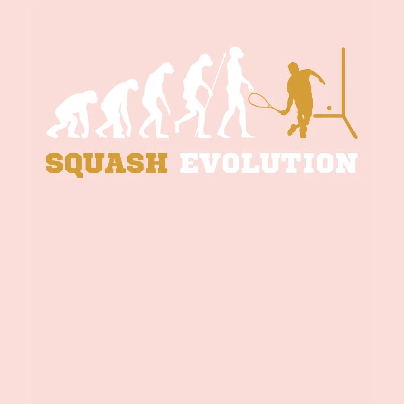 Squash Squashspieler Evolution Geschenk