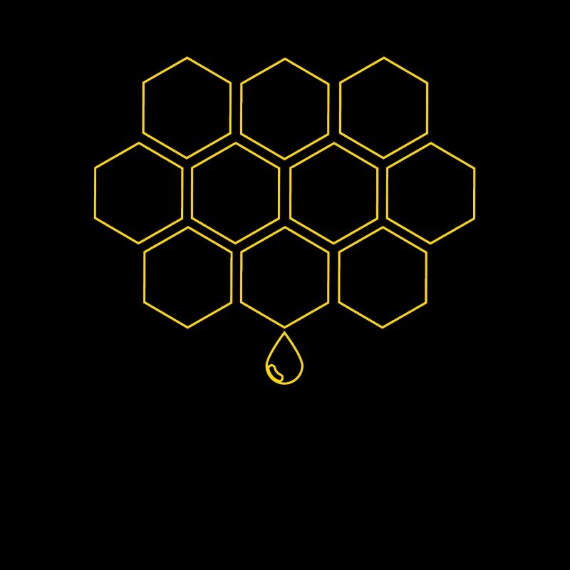 Honeycomb Bee Beekeeper Speichern Sie das Bienengeschenk