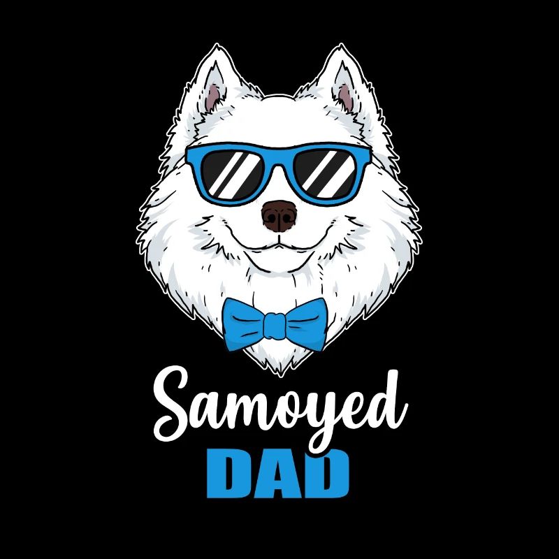 Samojede chiens cadeau papa