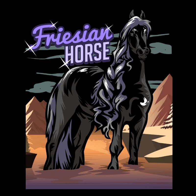 Friese Pferd Islandpferd