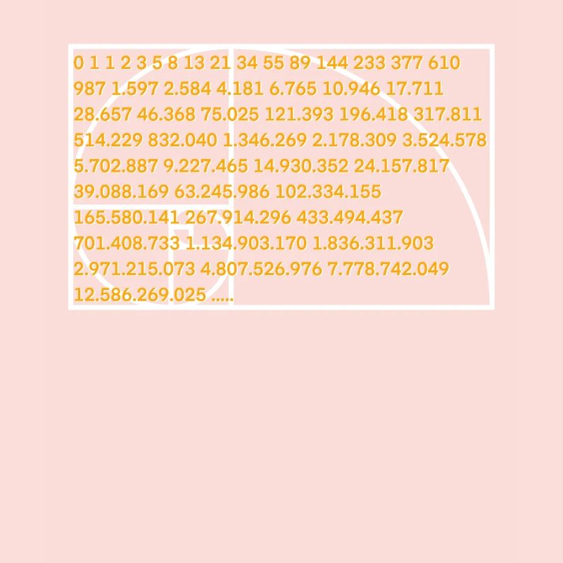Fibonacci formula number sequence