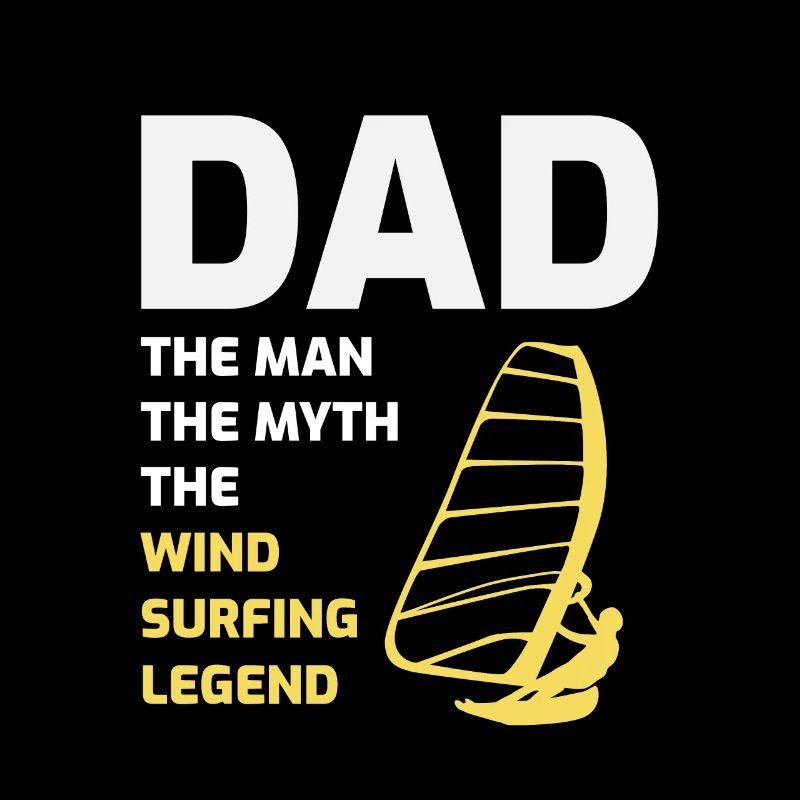 Windsurfer Dad Windsurfing Fathers Day Gift