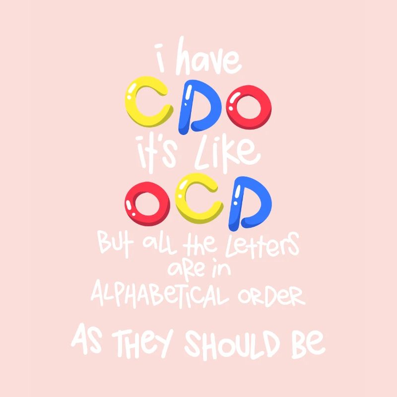 L'humour TOC a CDO comme TOC avec des lettres