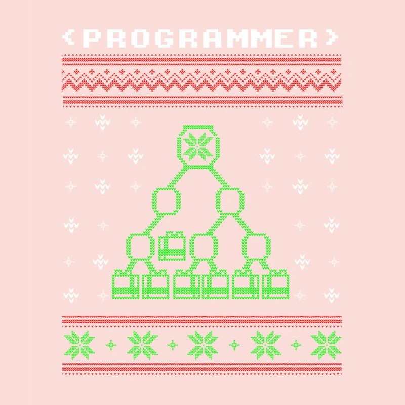 Programmeur ordinateur cadeau de chandail de Noël laid