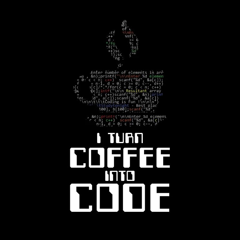 Ich verwandle Kaffee in Code-Codierer, der HTML-Geschenk codiert