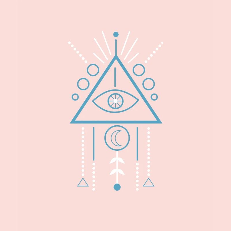 Illuminati Symbol Masonic Triangle Dreamcatcher