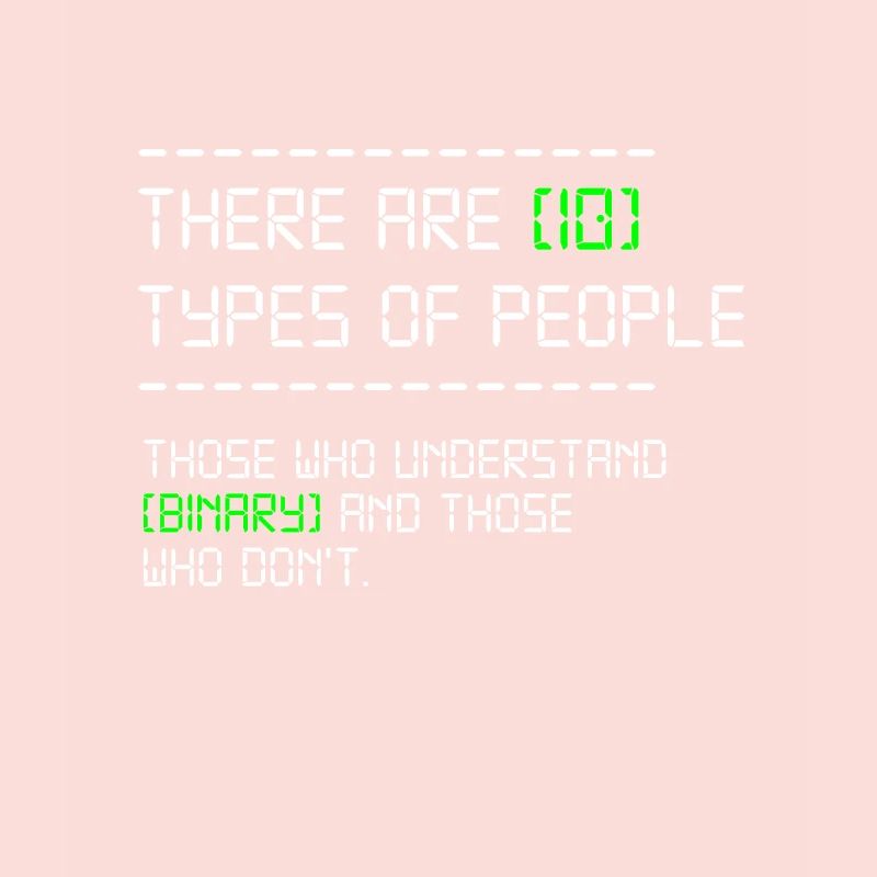 10 Arten von Menschen Programmierer Coder Entwickler Geschenk