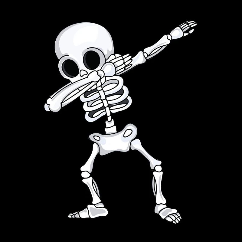 Dabbing Skelett