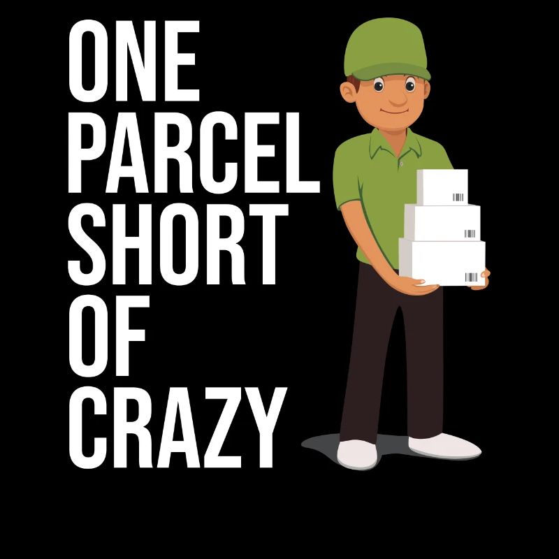postal worker One Parcel Short Of Crazy For Postal