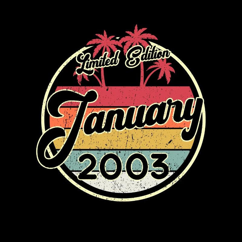 Vintage 80s January 2003 18th Birthday Gift Idea