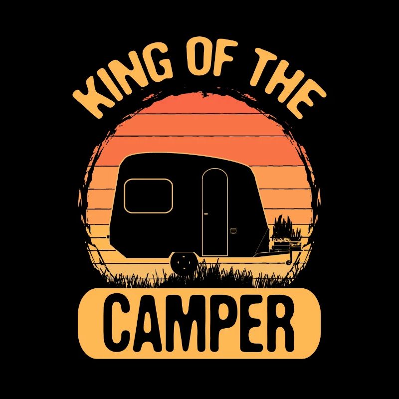 Camping Geschenk König des Camper Geschenk