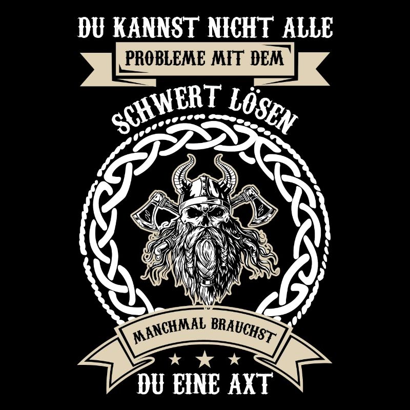 Lustiges Wikinger Odin Krieger Spruch Geschenk