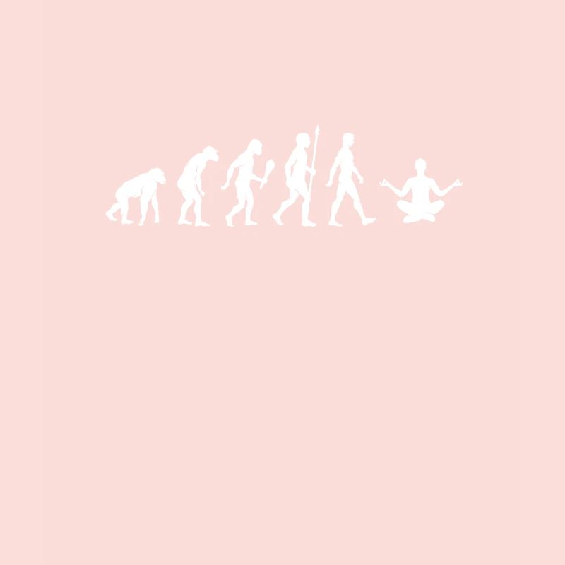 Funny Meditation Evolution Yoga Gift Idea