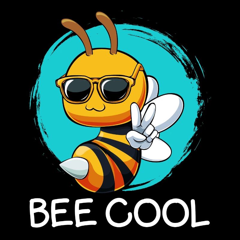 Bee Cool Funny Bee Jeux de mots