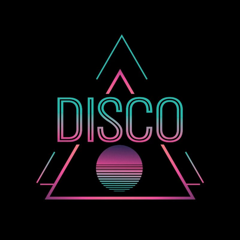 Disco Tänzer Retro Dance 80er 90er Lustiges DJ