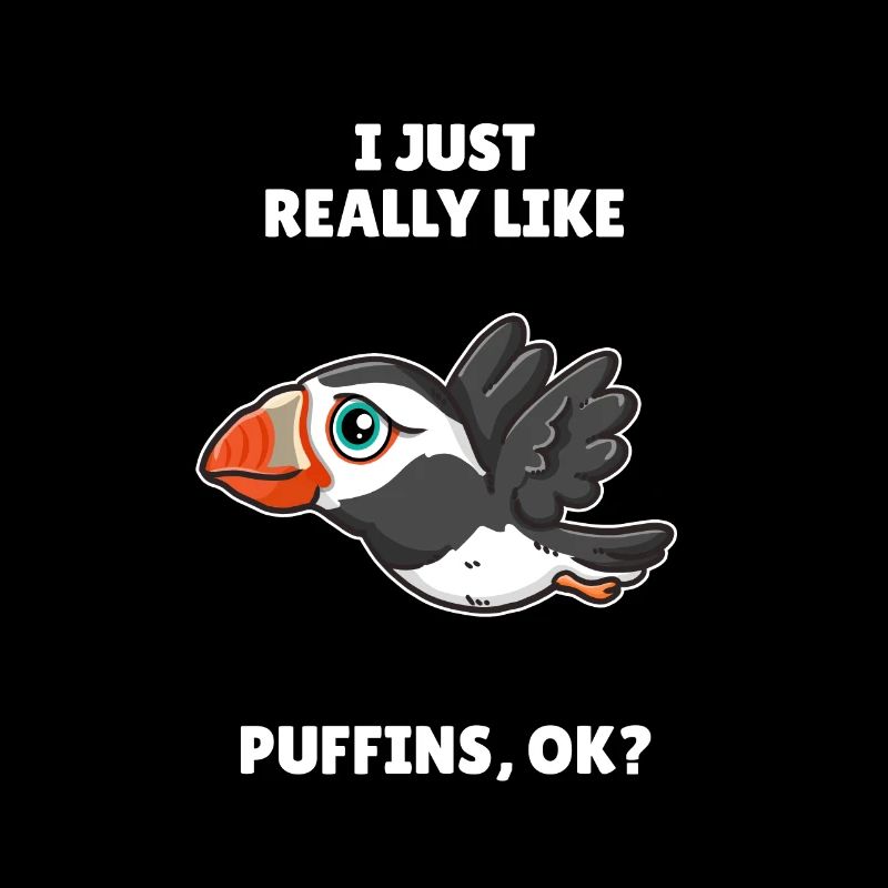 Parrot Diving J’aime vraiment les macareux OK
