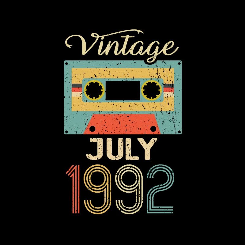 Geschenk 30. Geburtstag 1992 Juli 30 Jahre