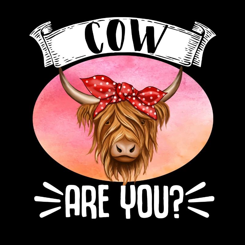 Vache bovine écossaise des Highlands