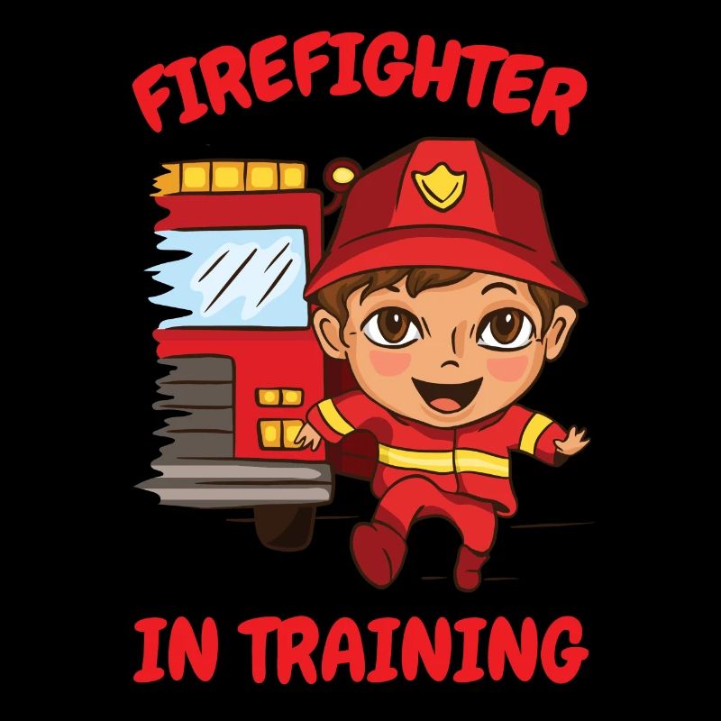 Firefighter in training for children