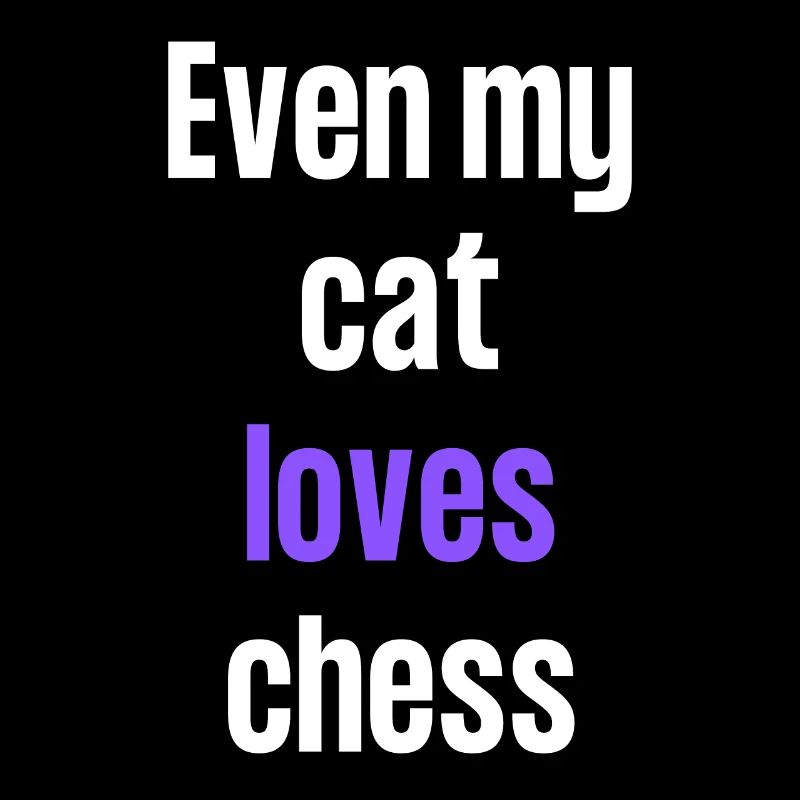 Even my cat loves chess