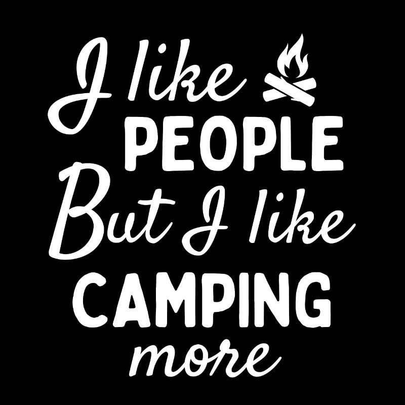 J’aime les gens MAIS j’aime plus le camping