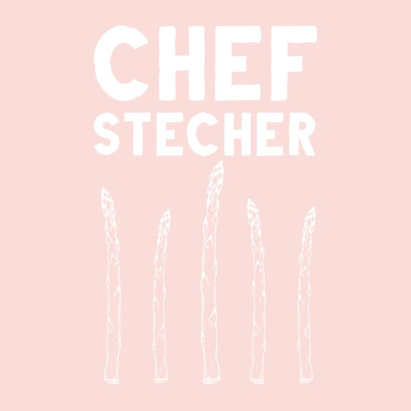 Chefstecher Spargelstecher Spargelernte Bauer