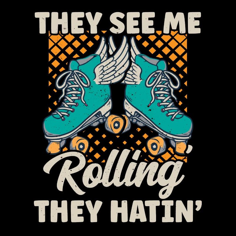 Retro Roller Skates See Me Rollin