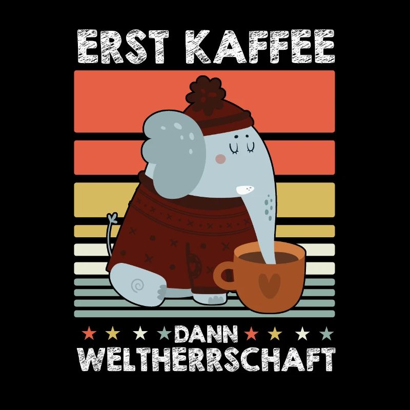 Elefant Kaffee