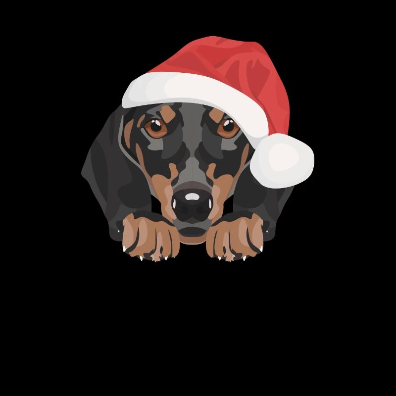 Teckel Joyeux Noël