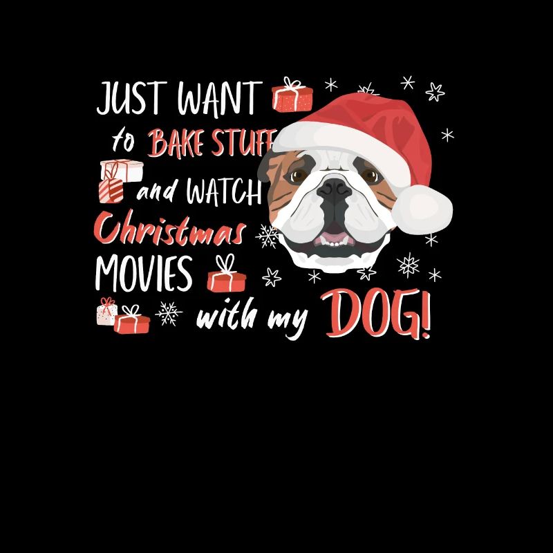 Bouledogue anglais Joyeux Noël