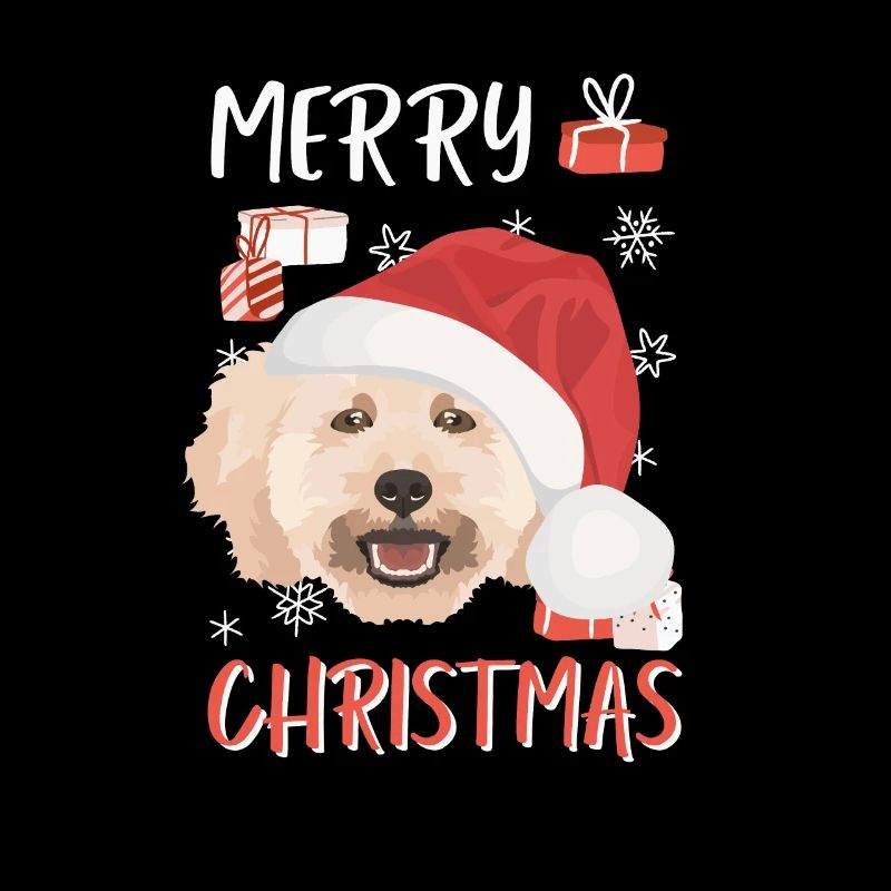 Caniche Joyeux Noël