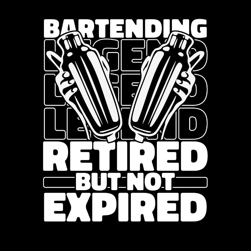 Barkeeper Bartender Im Ruhestand