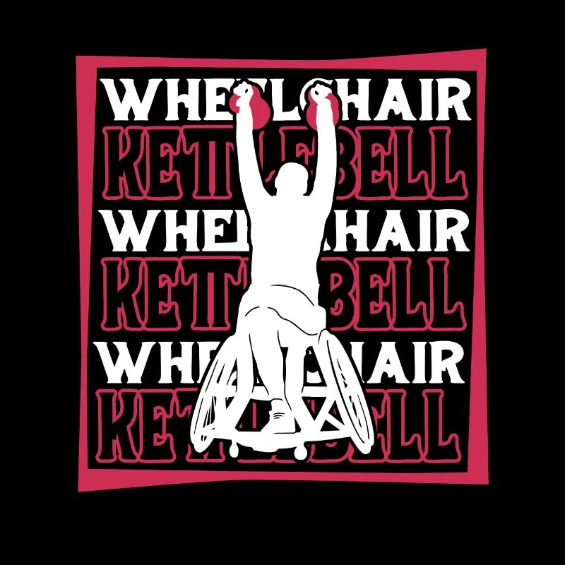 Kettlebell Rollstuhl