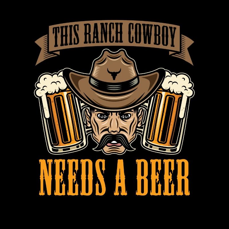 Rodeo Cowboy Bier Ranch Cowboy
