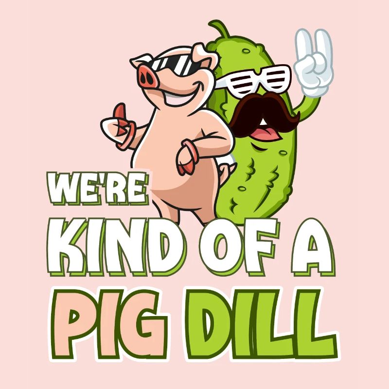 Drôle d’amoureux du concombre Jeu de mots Une sorte de cochon d