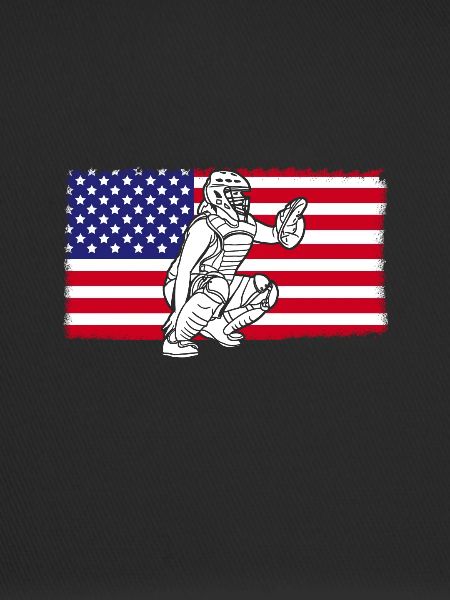 Softball US Flag