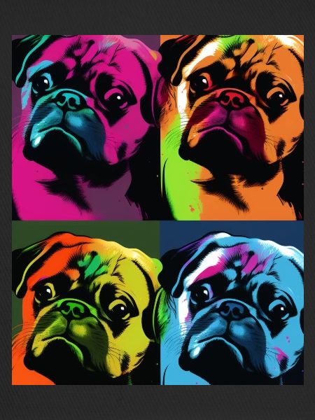 Pug Dog Pop Art