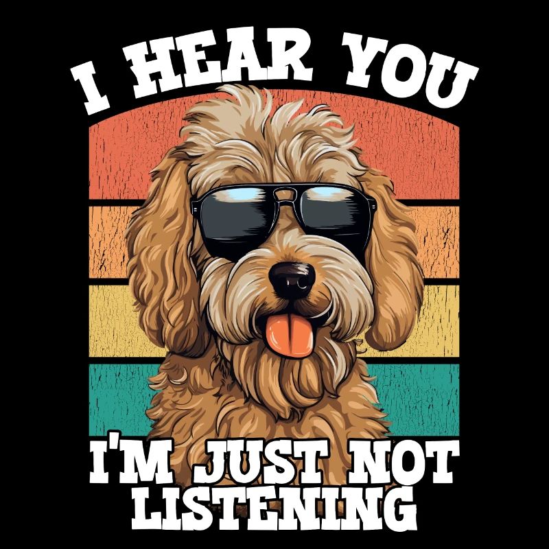Goldendoodle Je t’entends Je n’écoute pas