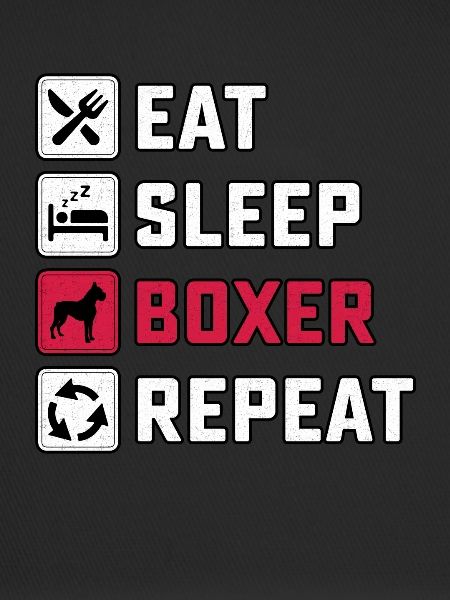Eat Sleep Boxer Repeat