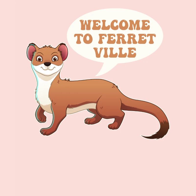Ferret polecat cute