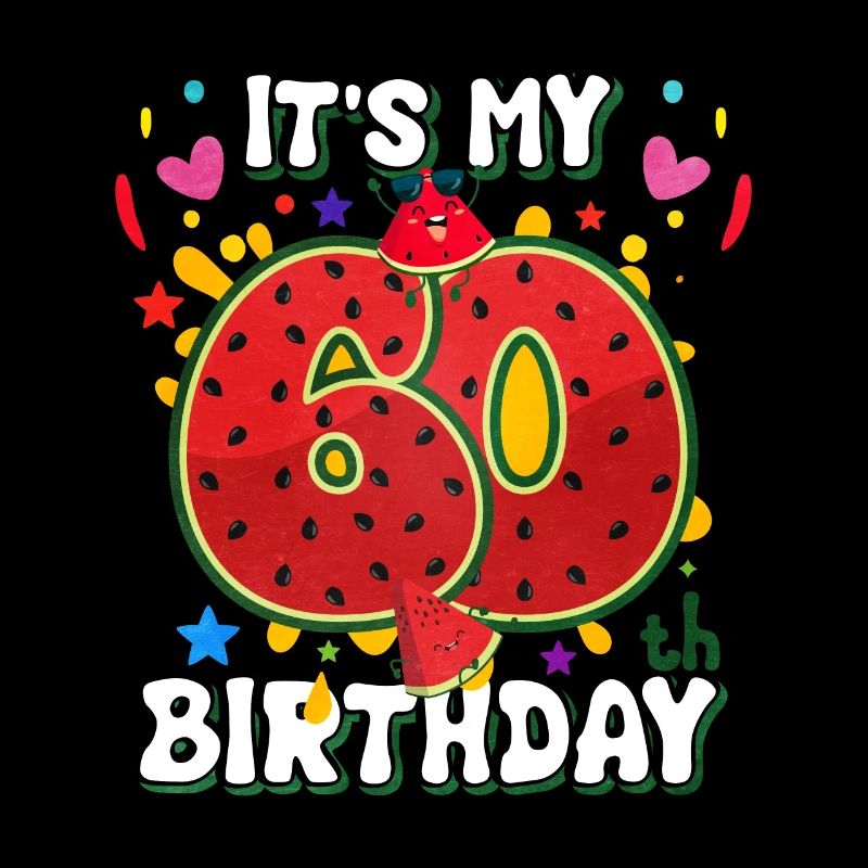60th Birthday Watermelon